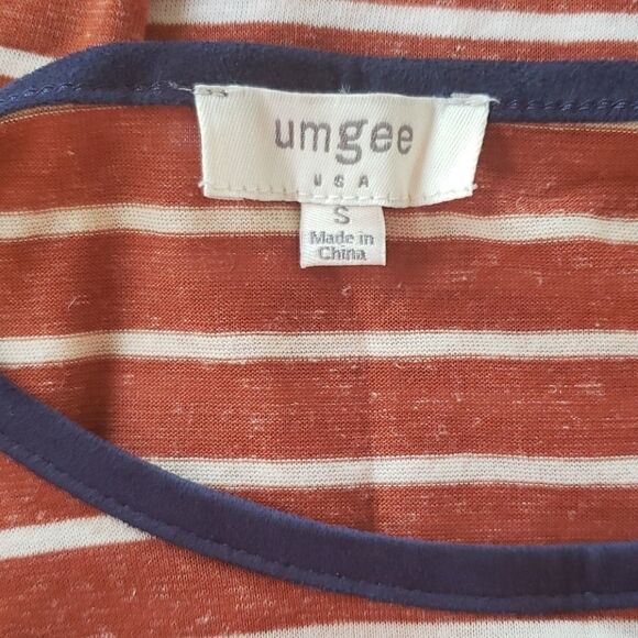 Umgee Women's Long Sleeve Stripe top Size Small - Picture 6 of 7